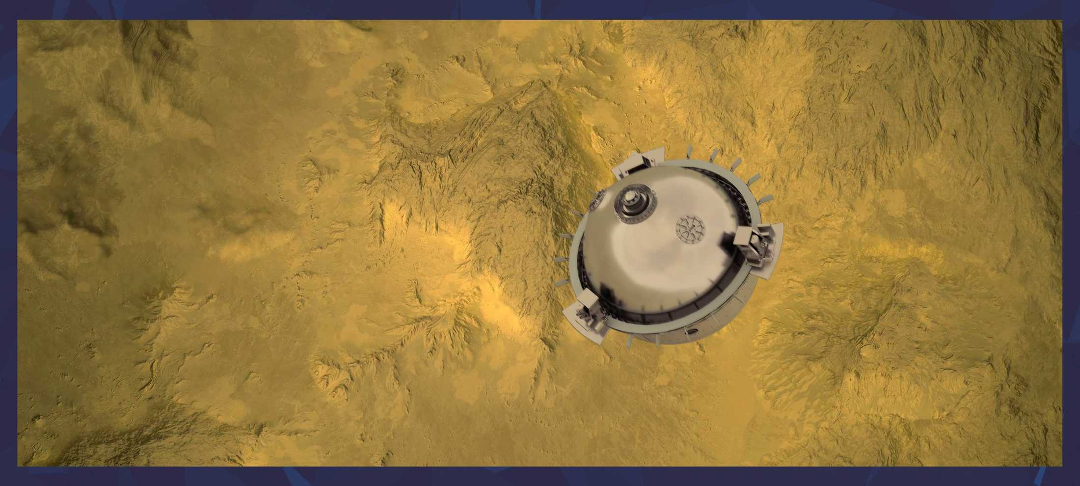 DAVINCI probe. Photo credit: NASA/GSFC