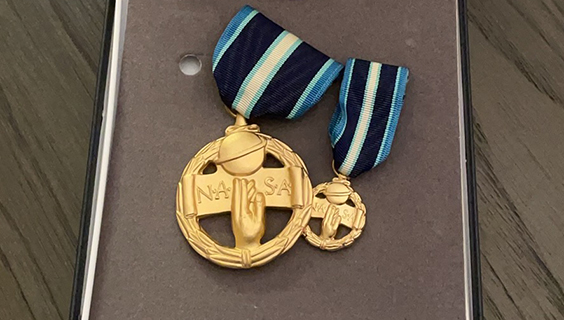 Photo of NASA Medal
